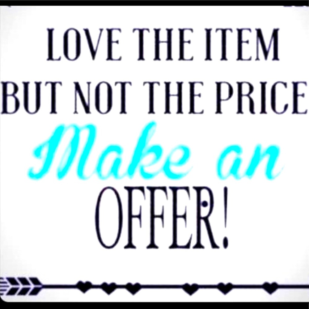Love the item but not the price make an offer!!